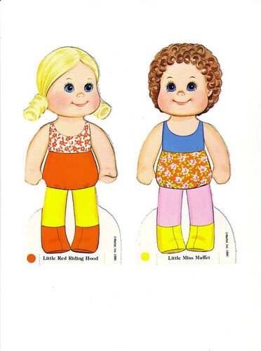 бумажные куклы с одеждой