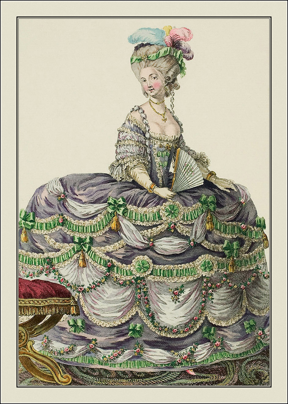 Book Graphics: Galerie des modes et costumes français 1778-1787. Part 2.