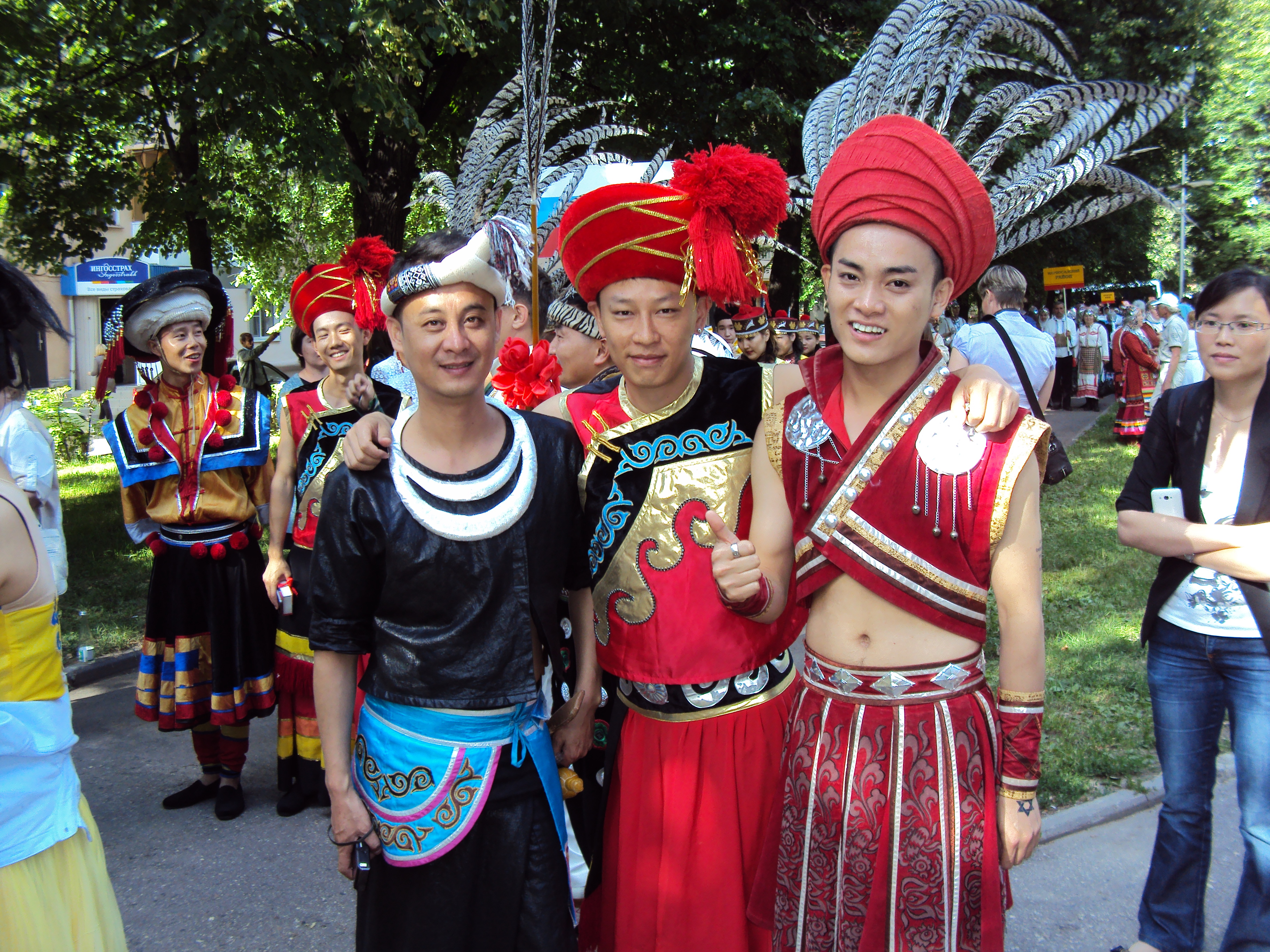 Китайские артисты в Чебоксарах 24.06.2014