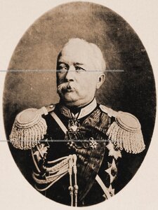 Главный начальник военно-учебных заведений (1881-1899)  генерал от инфантерии Николай  Антонович Махотин. Портрет.