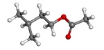 Изоамиловый эфир уксусной кислоты, модели молекул, 3d молекулы, химия