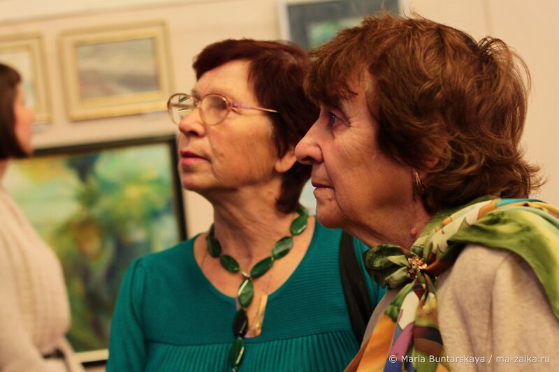Открытие выставки 'Хвалынские пленэры', Саратов, дом работников искусств, 23 октября 2013 года