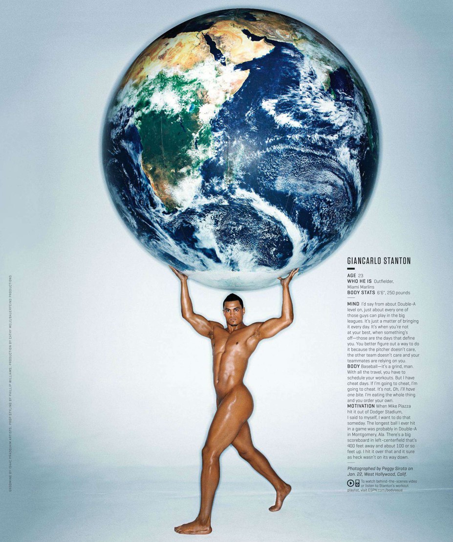 ESPN Magazine Body Issue 2013 - Giancarlo Stanton