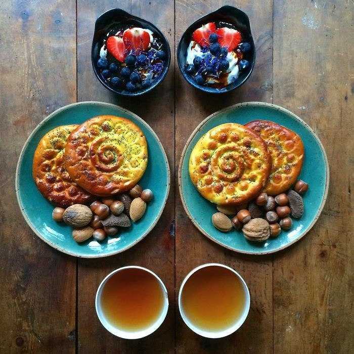 Парные арт-завтраки от Майкла Цее (Michael Zee)