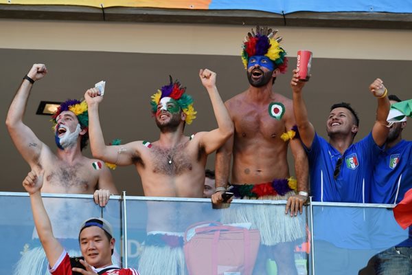 Подборка фотографий болельщиков на чемпионате мира в Бразилии