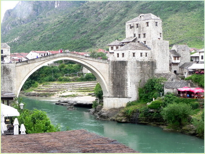 Старый мост в Мостаре. Босния и Герцеговина