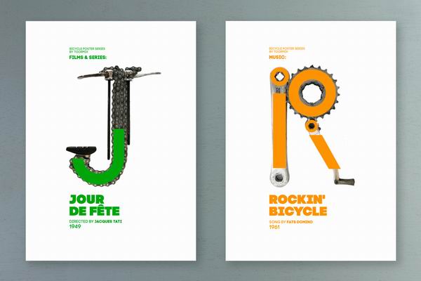 [Велики на alldayplus]. Проект "Bike to Life". 
Велосипеды на службе типографики
