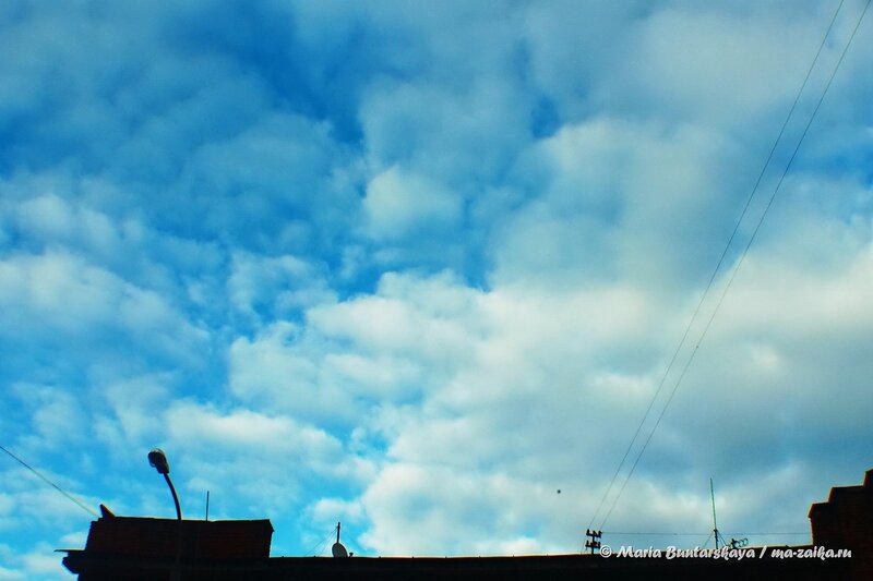 Небо, Саратов, 02 апреля 2014 года