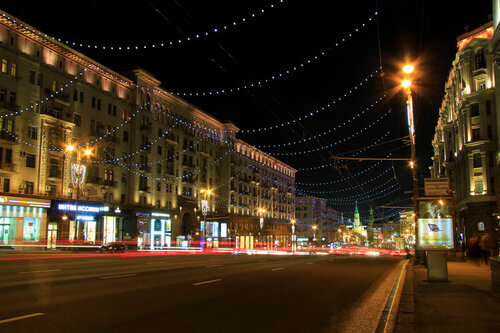 Москва предновогодняя ночью - фото 22
