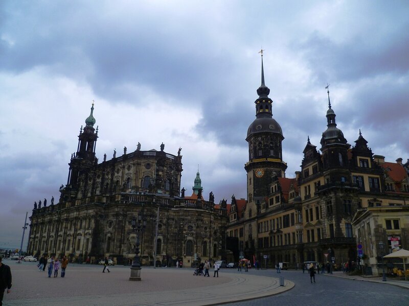 Германия, Дрезден - Старый город (Germany, Dresden - Old Town)