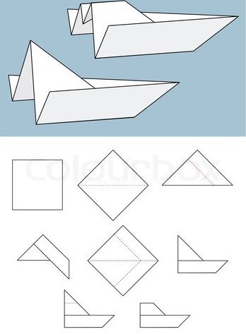 Бумажные кораблики