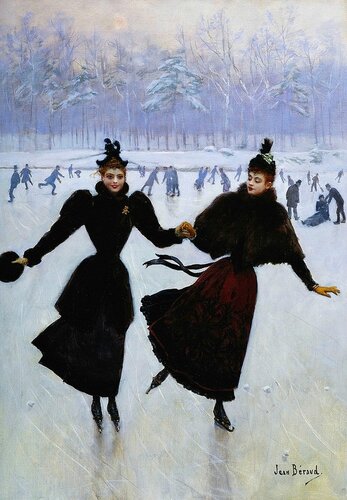 Jean-Georges Béraud - Women Skating