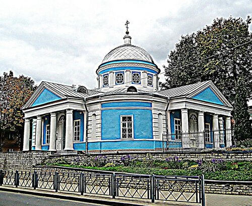 Церковь Успения с Полонища XIX века во Пскове