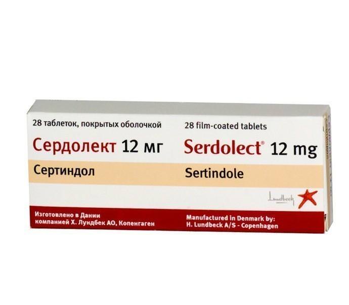 Сердолект таблетки 12 мг, 28 шт.
