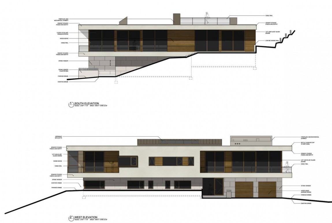 Проект дома Linear House от Studio B