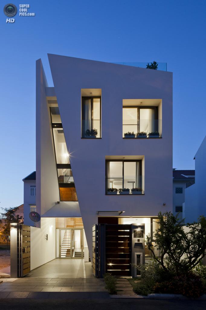Дом со створчатым фасадом