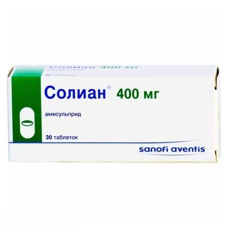 Солиан таблетки 400 мг, 30 шт.