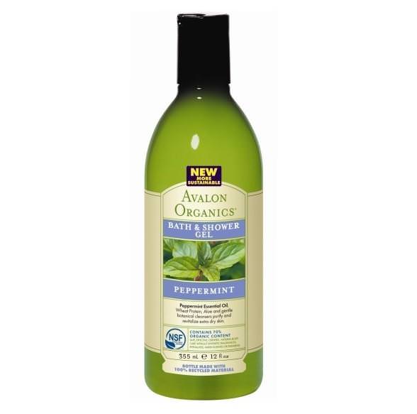 Авалон Органикс (Avalon Organics) Peppermint гель для душа ванны Мята флакон 355 мл