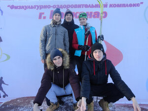 9А класс лицея на Лыжне России