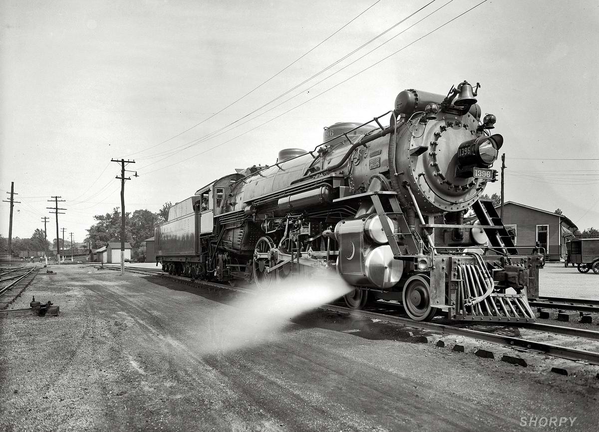 Железные дороги  начала 20-го века на снимках американских фотографов (84)
