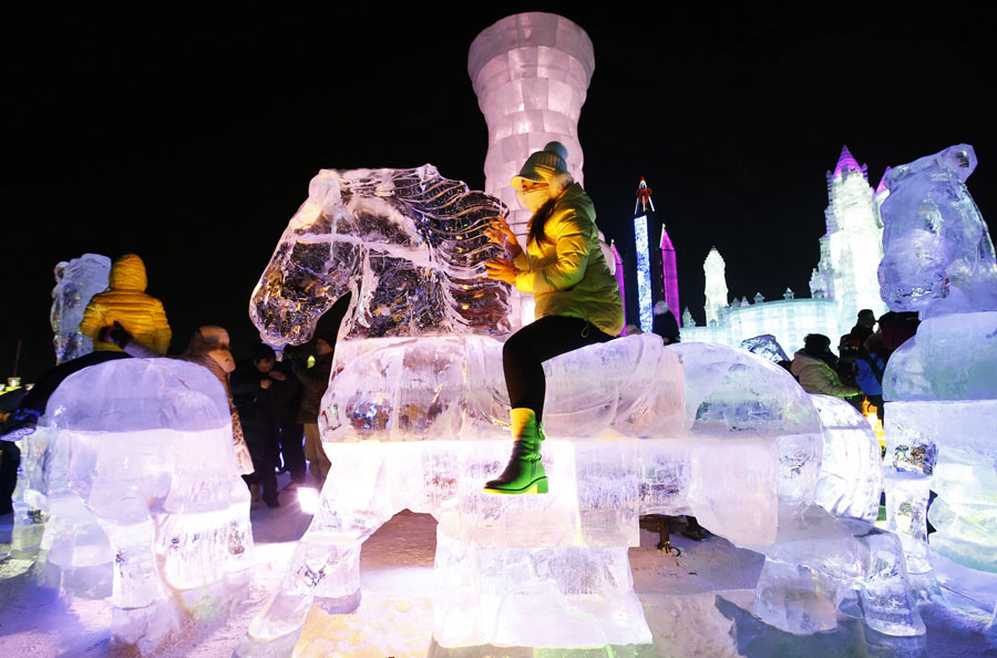 Фестиваль льда и снега в Харбине 2015