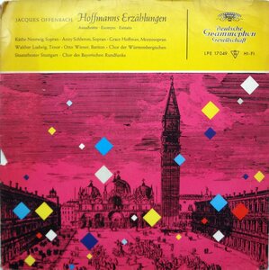 Jacques Offenbach. Hoffmanns Erzählungen (1955) [Deutsche Grammophon, 17 049 LPE]