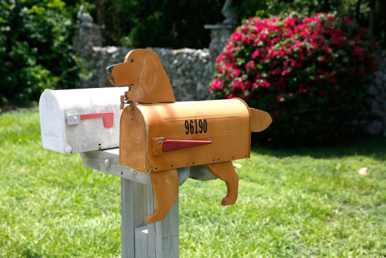 Оригинальные почтовые ящики тропического архипелага Флорида Киз, США