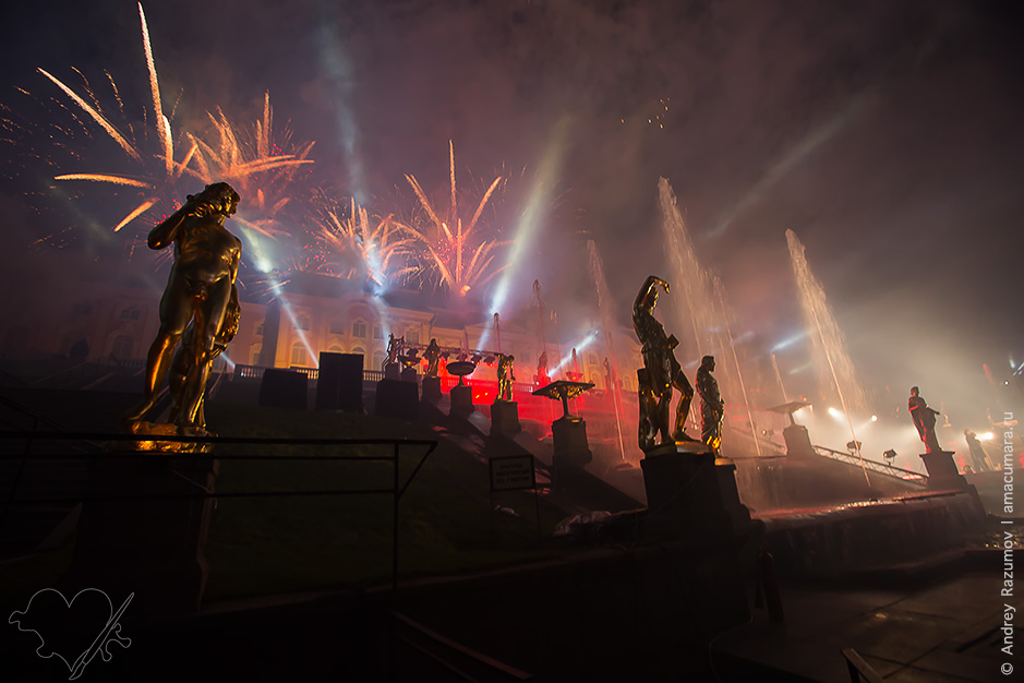 Праздник закрытия фонтанов 2015 в Петергофе