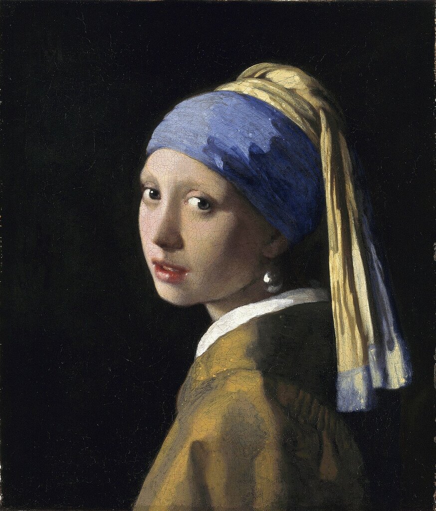 Vermeer van Delft, Johannes - Девушка с жемчужной сережкой, ок. 1665, 44,5 cm x 39 cm, Холст, масло.jpg