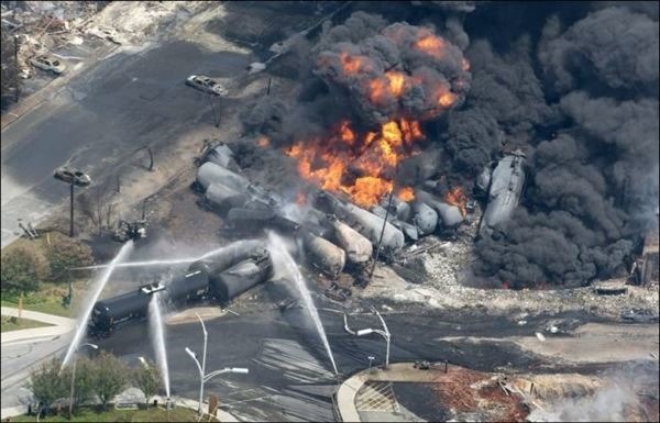 Крушение поезда в Квебеке   ужасная катастрофа!