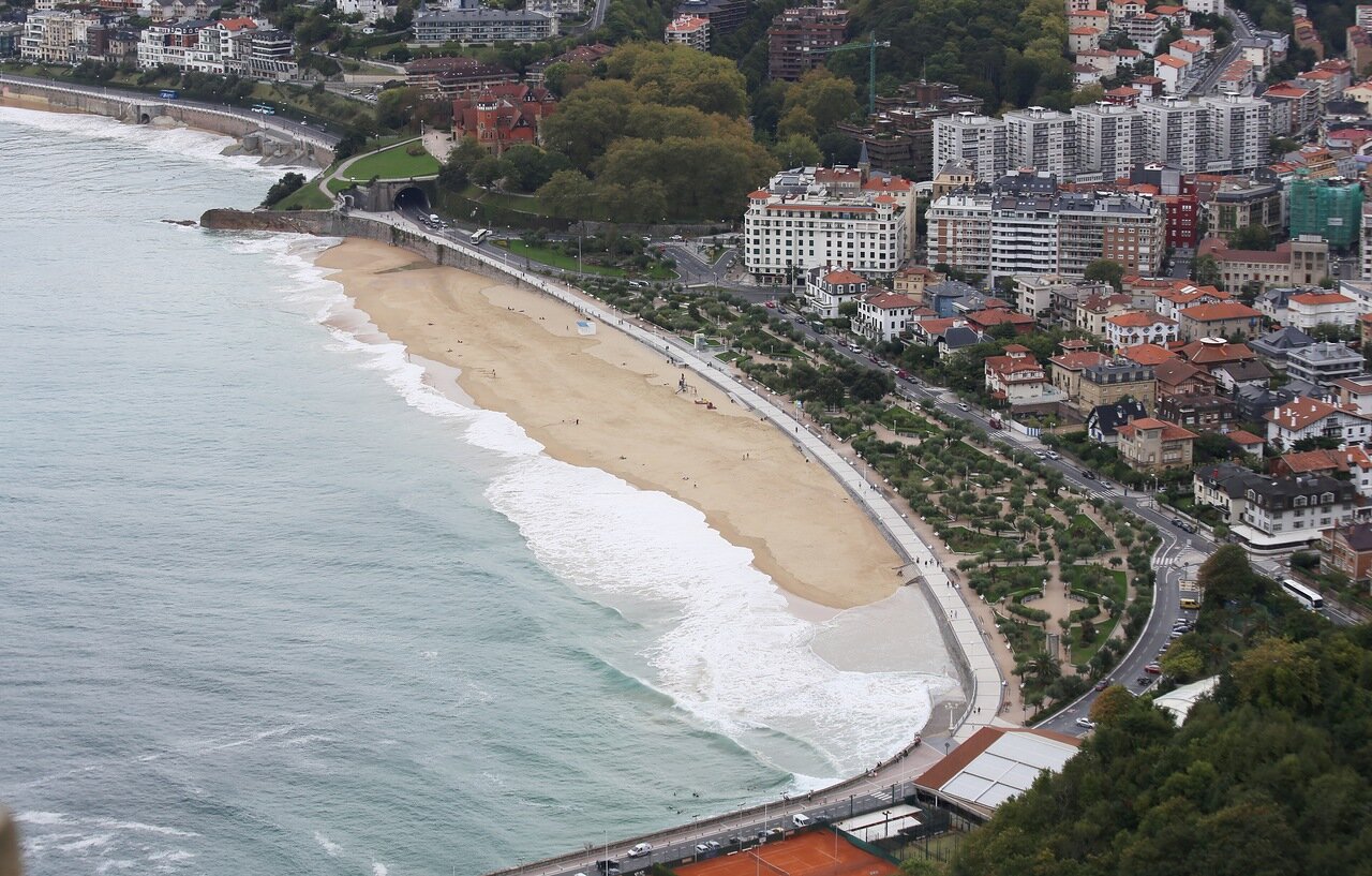 Donostia-San Sebastian. Views from Igueldo tower