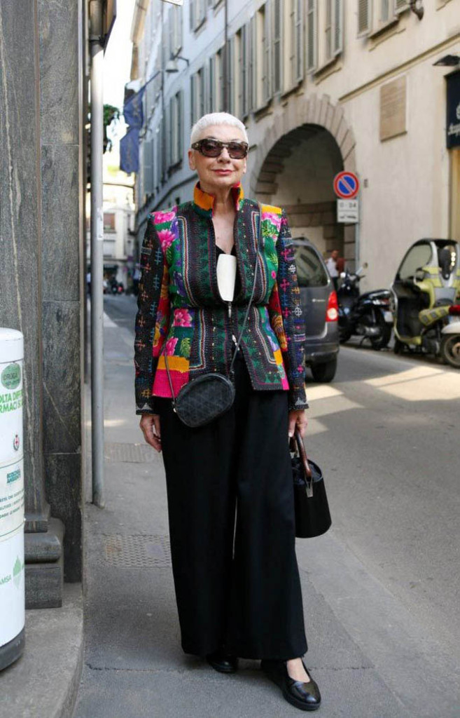 Красивые и стильные пожилые женщины Нью Йорка (фотографии)