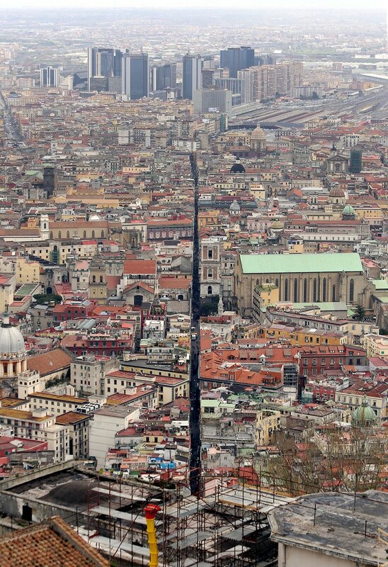 Naples. View from the castle of St. Elmo