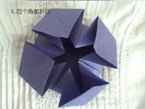 Шар-оригами из бумажных сердец
