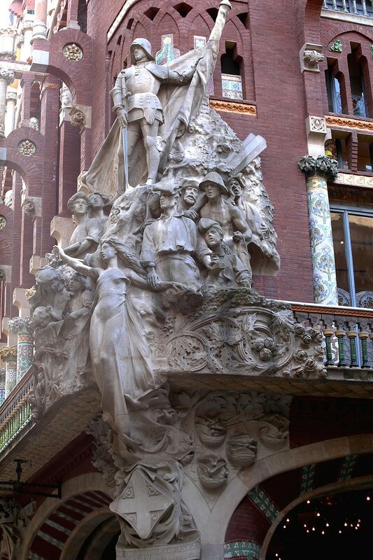 Palace of Catalan music (Palau de la Música Catalana), Barcelona