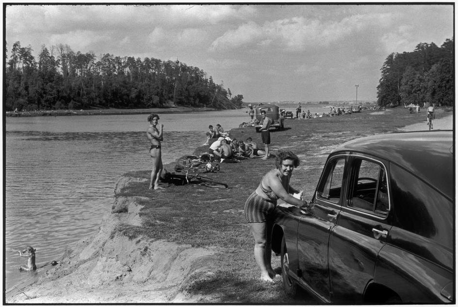 1954. Москва. Пляж в Серебряном бору