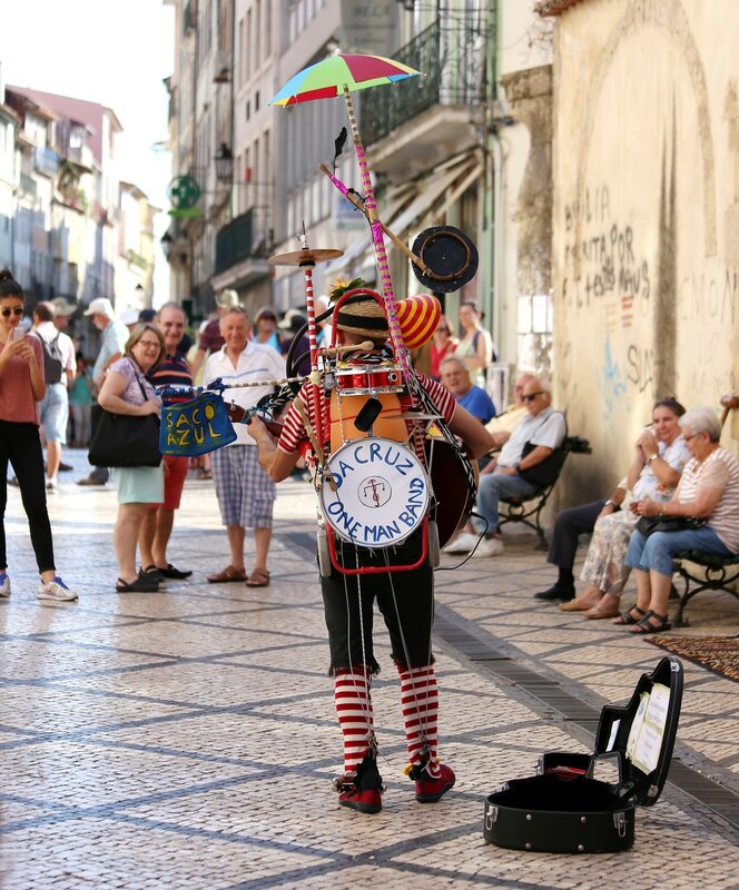 Man-orchestra, Rua Rua Ferreira Borges, Coimbra