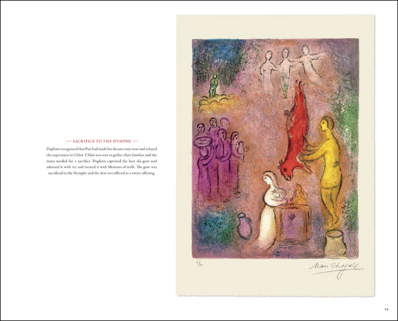 Marc Chagall. Dafni e Cloe