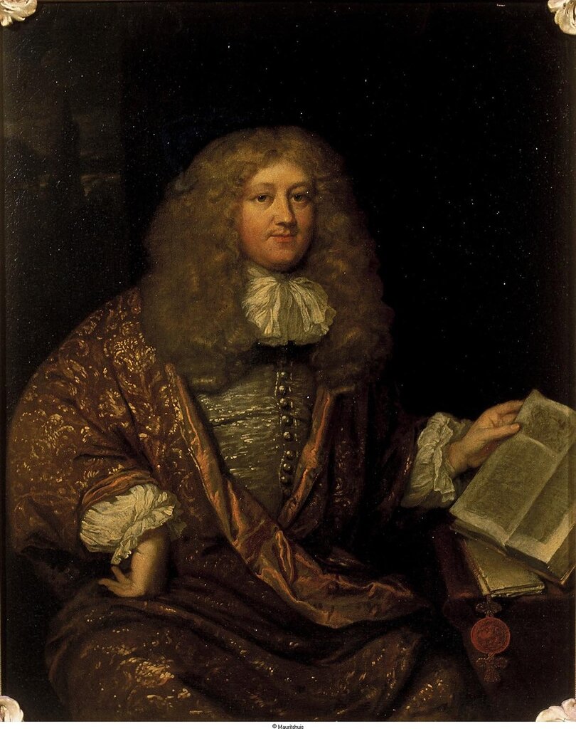 Netscher, Caspar - Портрет Michiel ten Hove (1640-1689), Пенсионарий Голландии, ок. 1670-80, 48,8 cm x 39,4 cm, Холст, масло.jpg