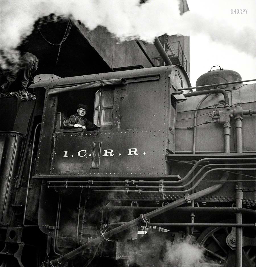 Железные дороги  начала 20-го века на снимках американских фотографов (100)