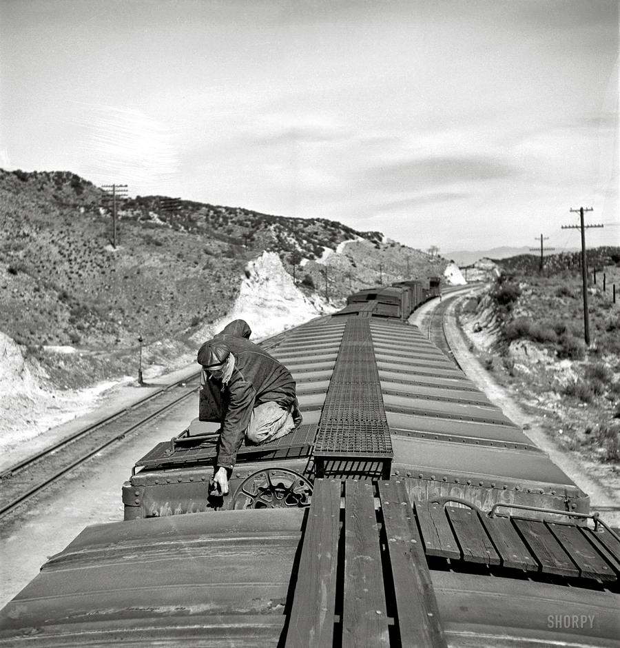 Железные дороги  начала 20-го века на снимках американских фотографов (112)