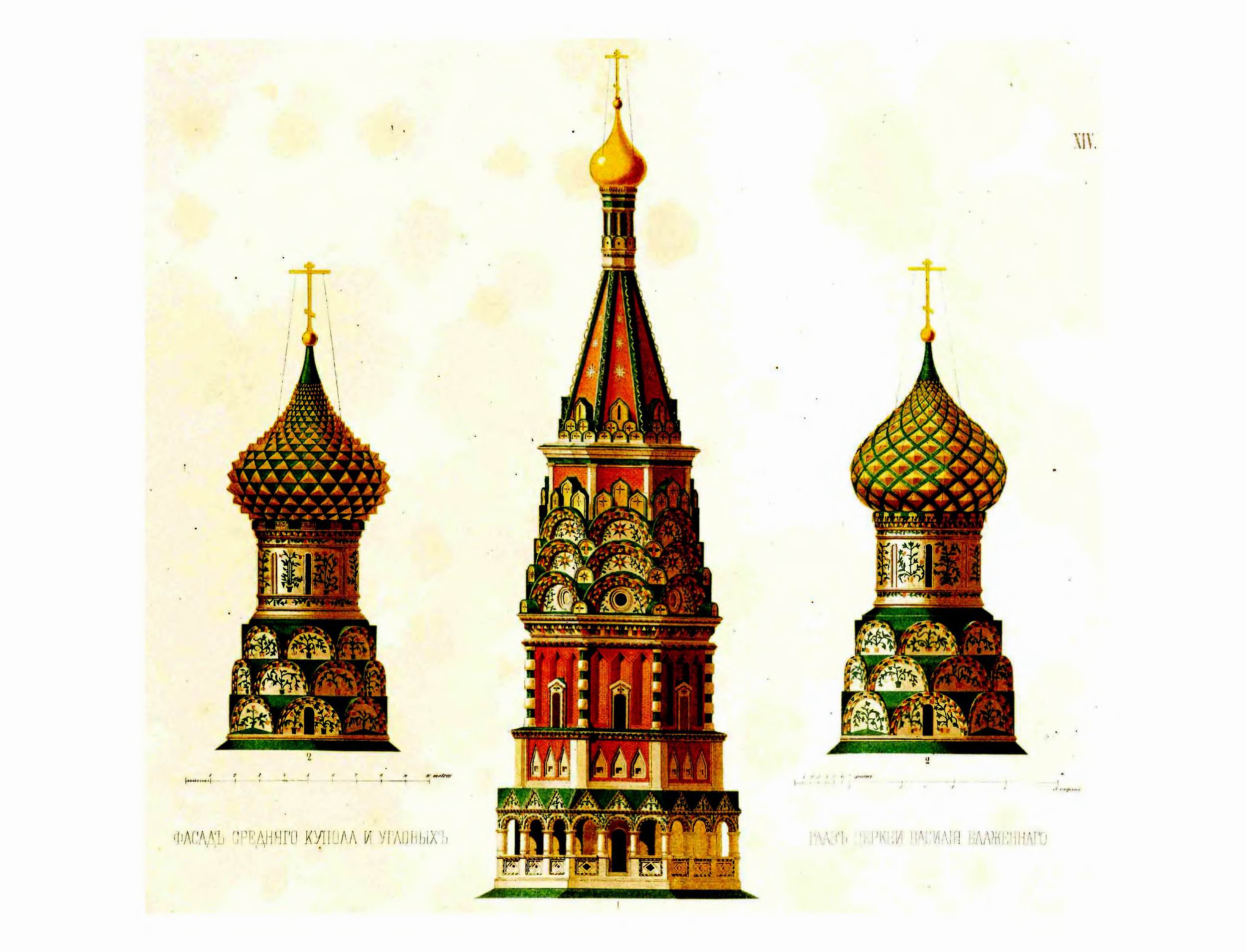 Храм Василия Блаженного в 1812 году