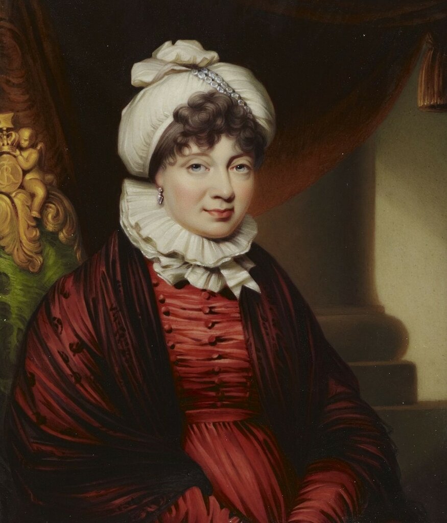 Королева Шарлотта (1744-1818)  Куплено принцем Альбертом в 1843 году в рамках «Bone Набор Эмали English Sovereigns and Queens from Edward III to Queen Victoria"
