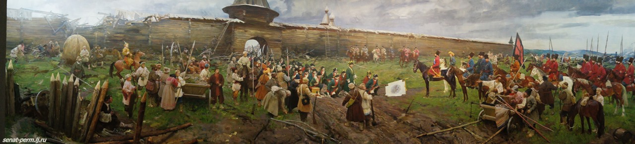 Сражение под татищевой крепостью. Осада Оренбургской крепости Пугачевым.