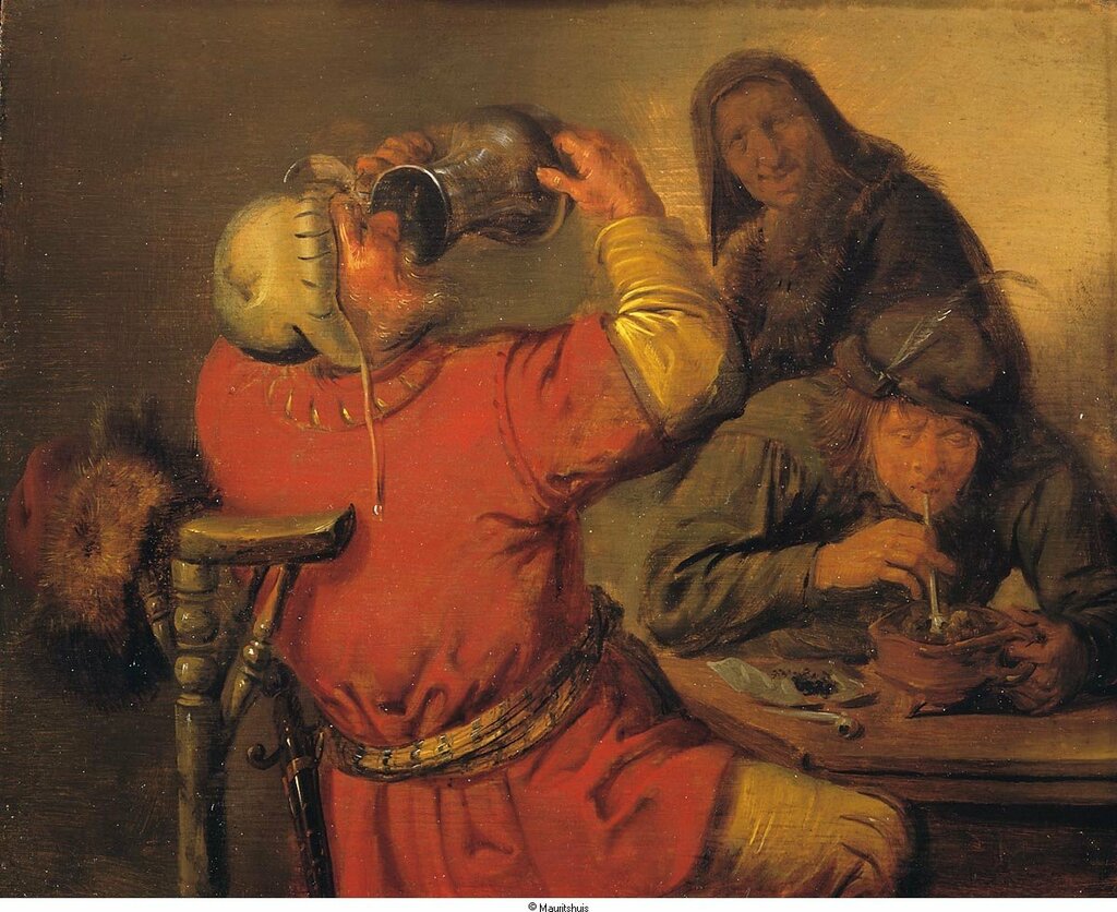 Molenaer, Jan Miense - Пять чувств. Вкус, 1637, 19,6 cm x 24,1 cm, Дерево, масло.jpg
