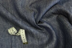 РЛ006 ПРОДАНО БРОНЬ Рататуй, Marja 950руб-м остатки 2,10м и 1,55м Стильный костюмный лен под джинсу HUGO BOSS 
цвет джинс.Ткань плотная,формодержащая, приятная, для пошива мужских пиджаков, курток, летних пальто, жакетов, жилетов, платьев, юбок, брюк, шо