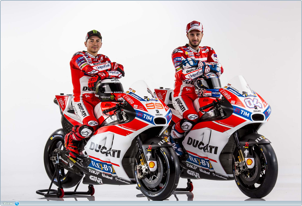 Качественные фотографии презентации команды Ducati Corse MotoGP 2017
