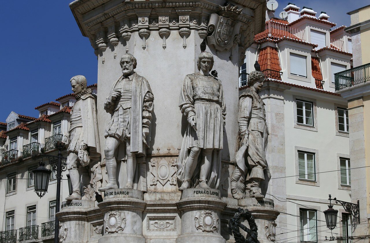 Lisbon. The Luis camões square (Praça Luís de Camões)