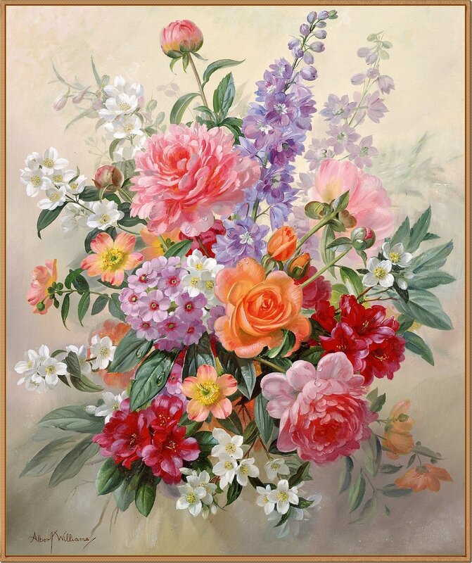 Букет летних цветов (Bouquet of summer flowers)Доброе утро с музыкой прелестною цветов!