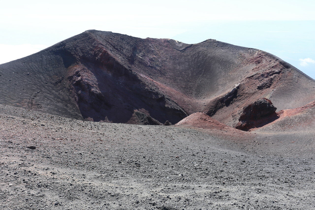 Etna. Tower of the Philosophers (Torre-del-Filosofo), southern craters